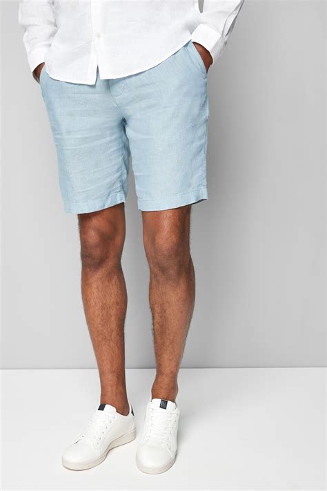 light blue shorts men's 20s